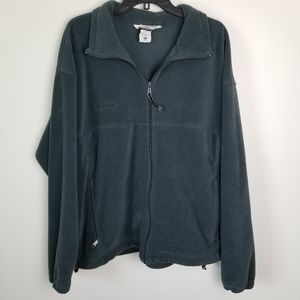 Columbia zip up fleece jacket zip pockets XXL